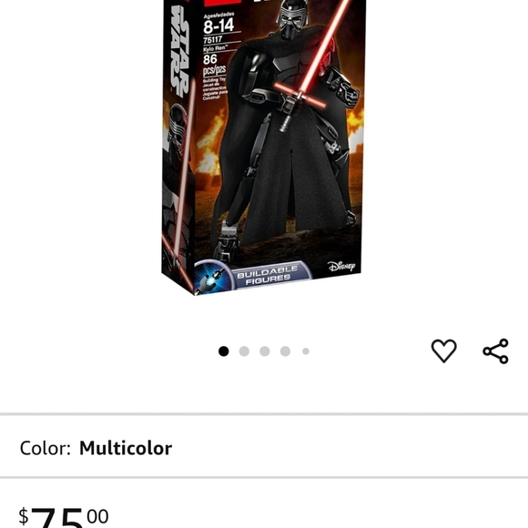 Lego Star Wars Kylo Ren buildable 75117 - Picture 8 of 8